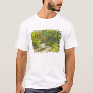 Camiseta Estrada com cores de outono e espaços em Kebler
