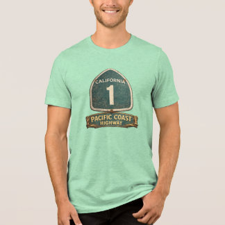 Camiseta Estrada da Califórnia um Highway da Costa do Pacíf