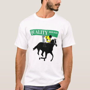 Camiseta Estrada da qualidade - sinal de rua