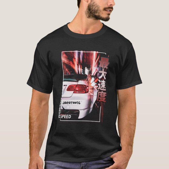 Camiseta Estrada de Corrida de Tóquio com Velocidade Máxima (Frente)