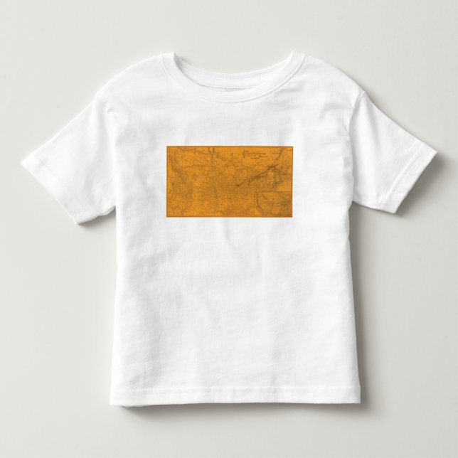Camiseta Estrada de ferro central de Vermont, conexões (Frente)