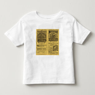 Camiseta Estrada de ferro da central de Michigan