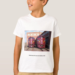 Camiseta Estrada de ferro E-8a de Pensilvânia, miúdos de 