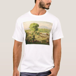 Camiseta Estrada de ferro no vale de México, 1869