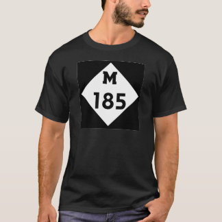 Camiseta Estrada de Michigan da ilha de M-185 Mackinac