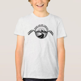Camiseta Estrada de Montanha de Motocicleta 