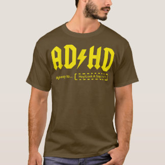 Camiseta Estrada de TDAH para eles olharem um esquilo! -