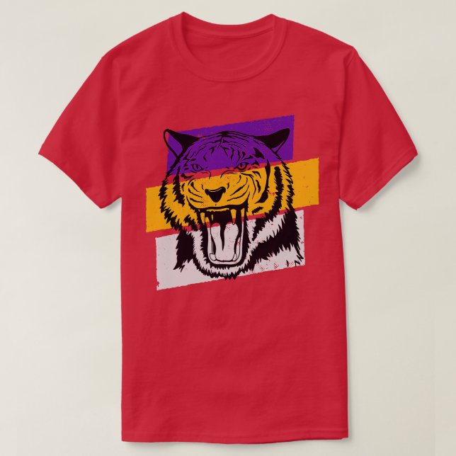 Camiseta Estrada de Tigre Distante (Frente do Design)