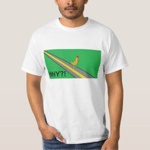 Camiseta Estrada do cruzamento da galinha