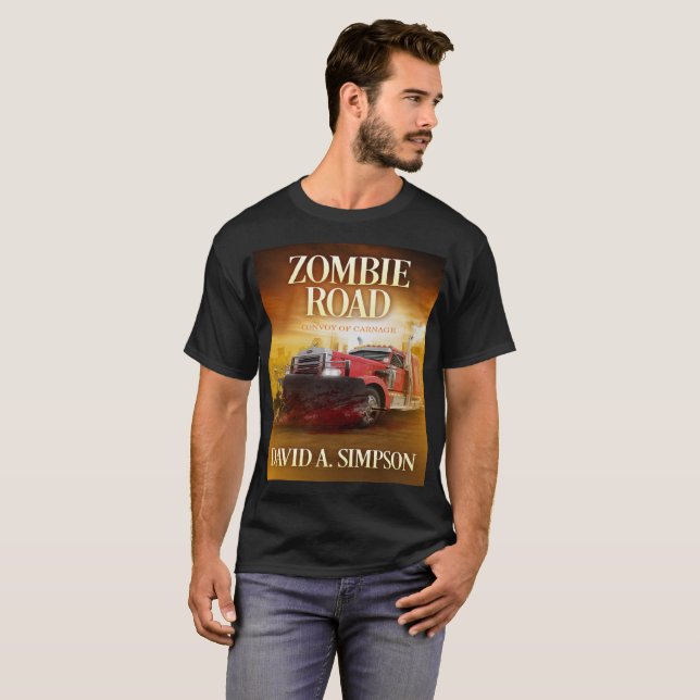 Camiseta Estrada do zombi: Comboio de massacre (Frente Completa)