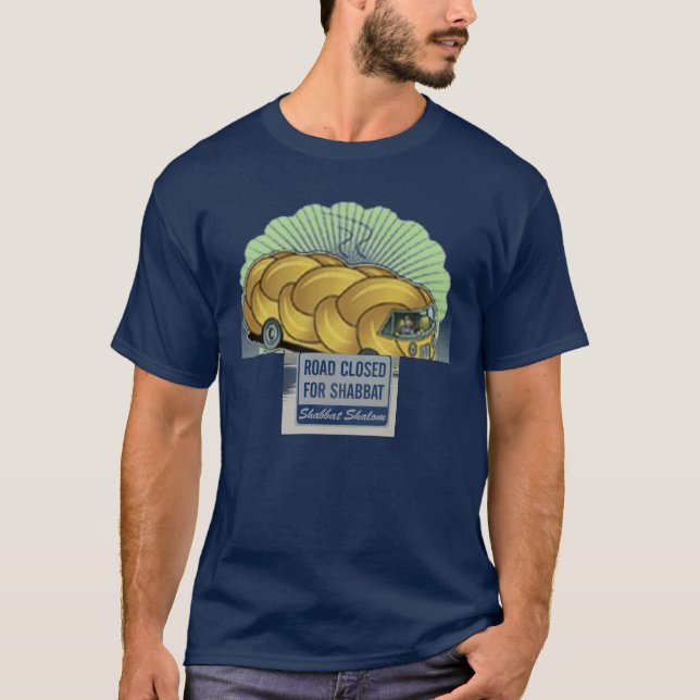 Camiseta Estrada fechado para Shabbat, ônibus do Chalá (Frente)