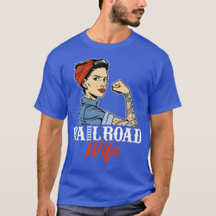 Camiseta Estrada-Ferro Engraçada Comboios Gráficos