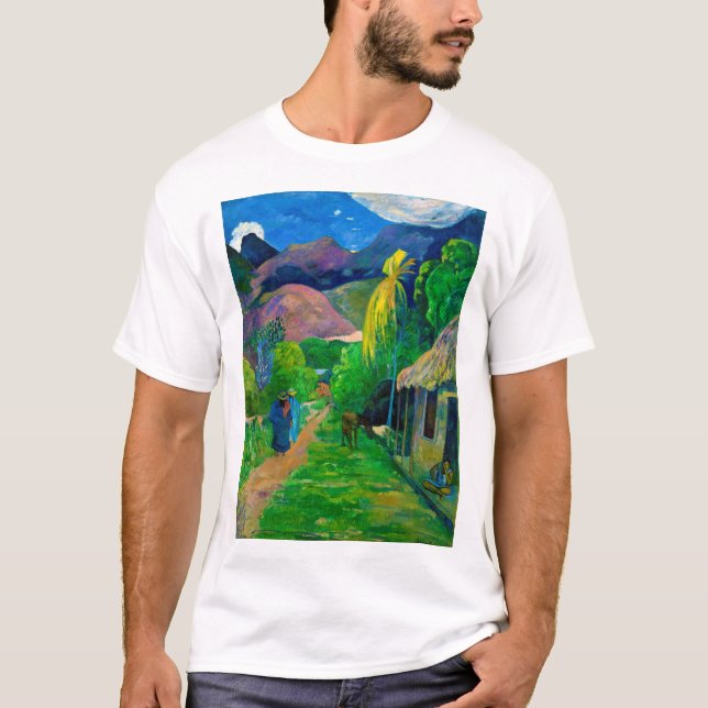 Camiseta Estrada no Taiti, Gauguin (Frente)