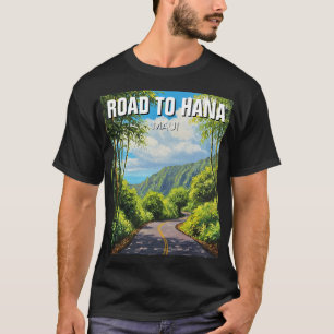 Camiseta Estrada para Hana Maui Hawaii Viagem
