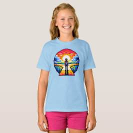 Camiseta Estradas cruzadas na jornada de arte de pixel pond