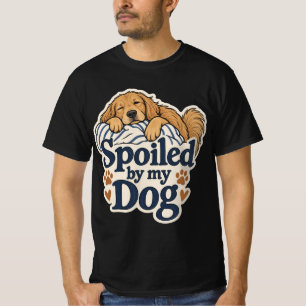 Camiseta Estragado Pelo Meu Cachorro Presente En