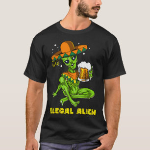Camiseta Estrangeiro Ilegal Cinco de Maio