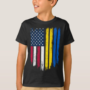 Camiseta Estrangeiro Imigrante - EUA Estados Unidos Ucrânia