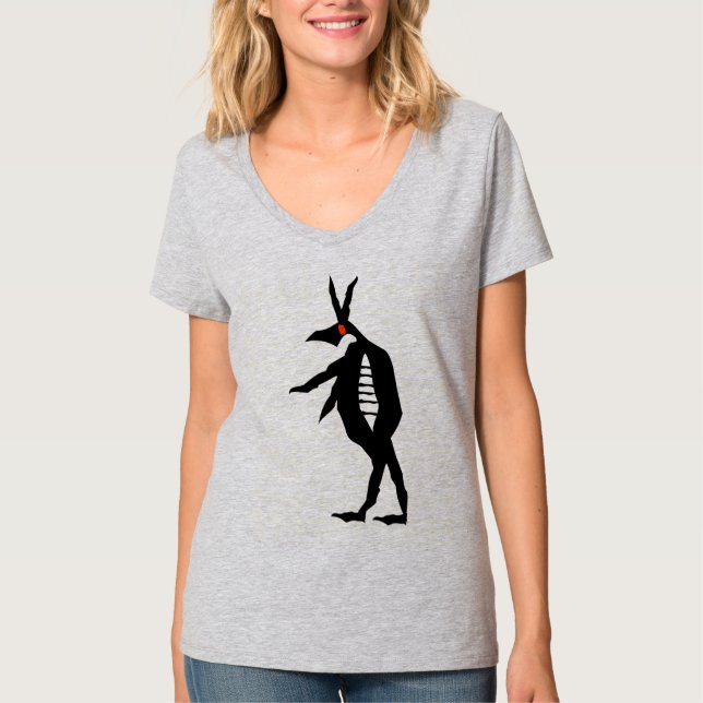 Camiseta Estranha criatura caminhando (Frente)