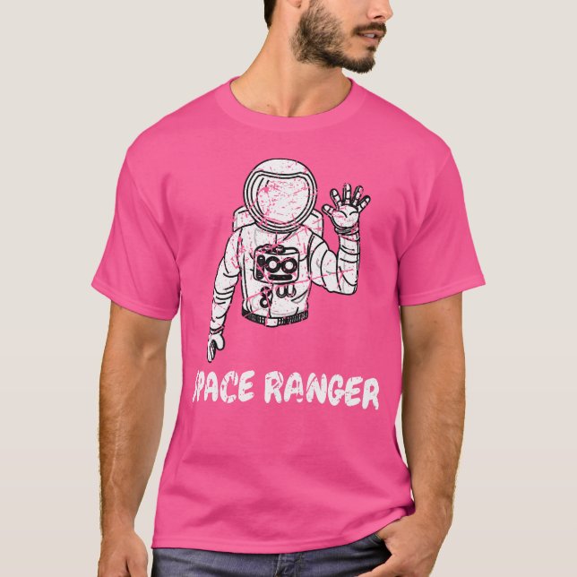 Camiseta Estranho do Espaço Arrasto Galáxias da Lua Explore (Frente)