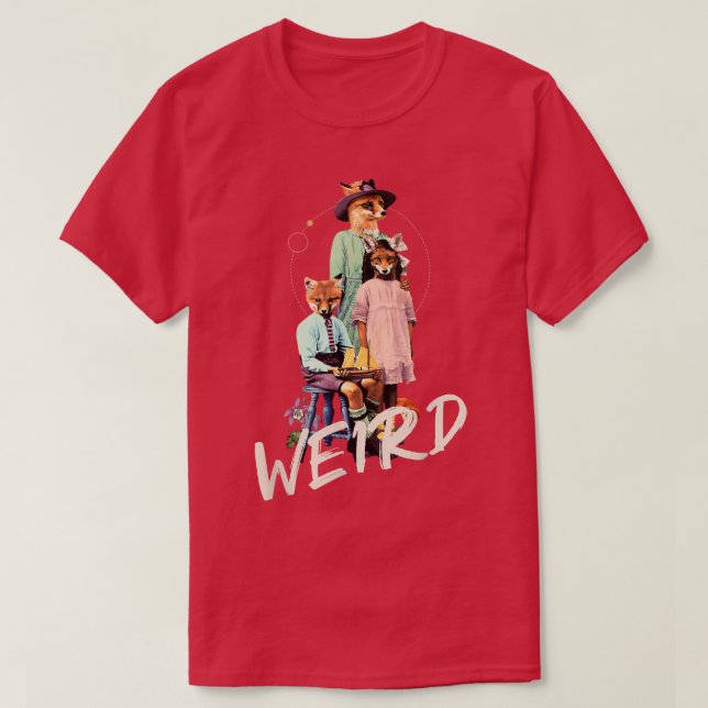 Camiseta Estranho e engraçado artifício da design (Frente do Design)