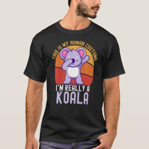 Camiseta Estranho Esta é a minha fantasia humana Eu sou mes