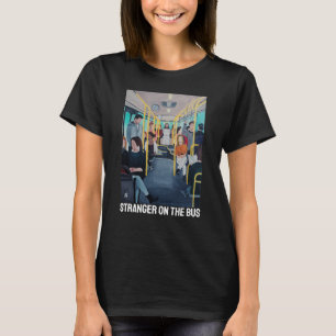 Camiseta Estranho no Ônibus Pintura de Alfred Fox
