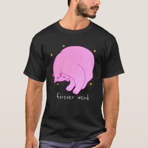 Camiseta Estranho Para Sempre Gato Rosa Única Mãe Gatinho F
