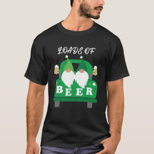Camiseta Estranhos Cargos de Cerveja N Leprechaun Funny St 