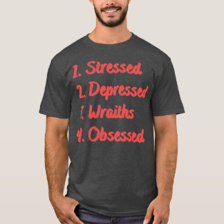 Camiseta Estranhos Deprimidos em Estresse Obcecados
