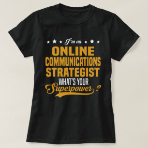 Camiseta Estratégista online do Comunicação