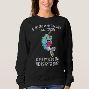 Camiseta Estreita Você Pode Ler Isto Eu Fui Forçado A Coloc