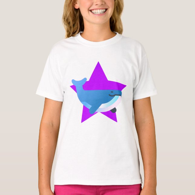Camiseta Estrela, A Baleia, Baleia (Frente)