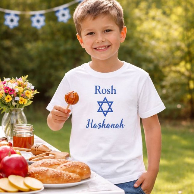 Camiseta Estrela Adorável de David Rosh Hashanah (Criador carregado)