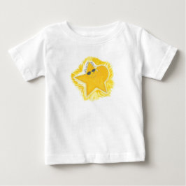 Camiseta Estrela Amarela Brilhante