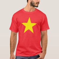 Estrela Amarela / Vietnã - Camisa-Tee Patriótica