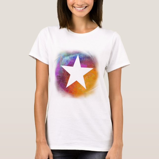 Camiseta Estrela Branca (Frente)