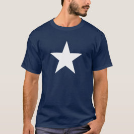 Camiseta Estrela branca patriótica