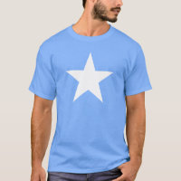 Estrela Branca / Somália - Camisa-Tee Patriótica
