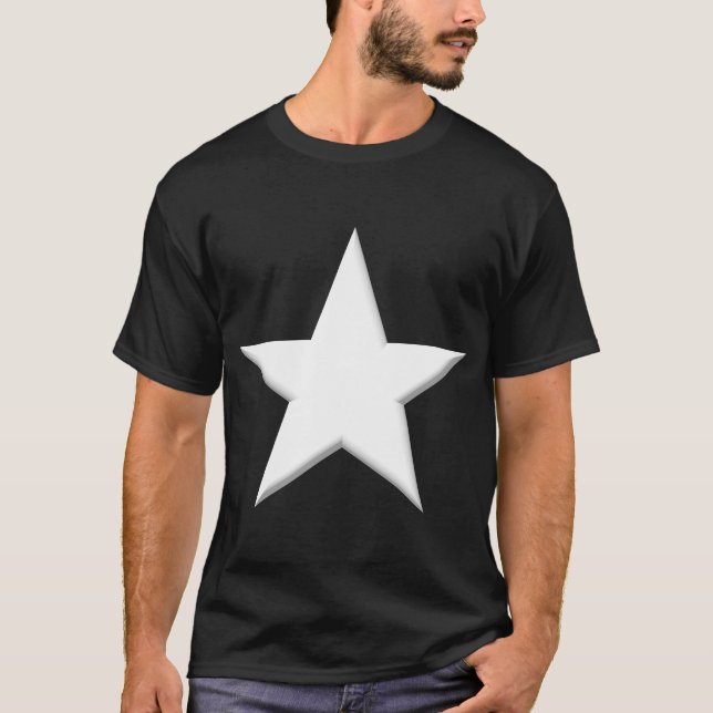 Camiseta Estrela - Branco (Frente)