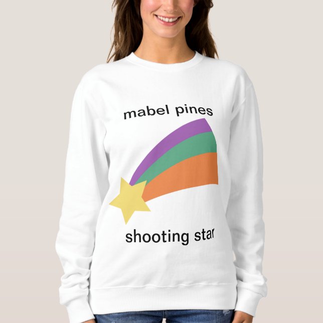 Camiseta estrela cadente de pinheiros (Frente)