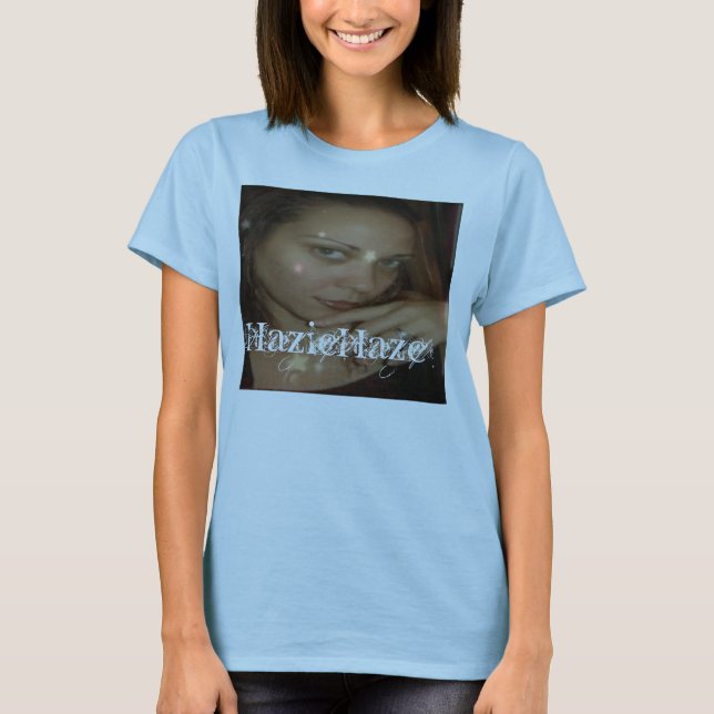 Camiseta estrela côr de avelã (Frente)
