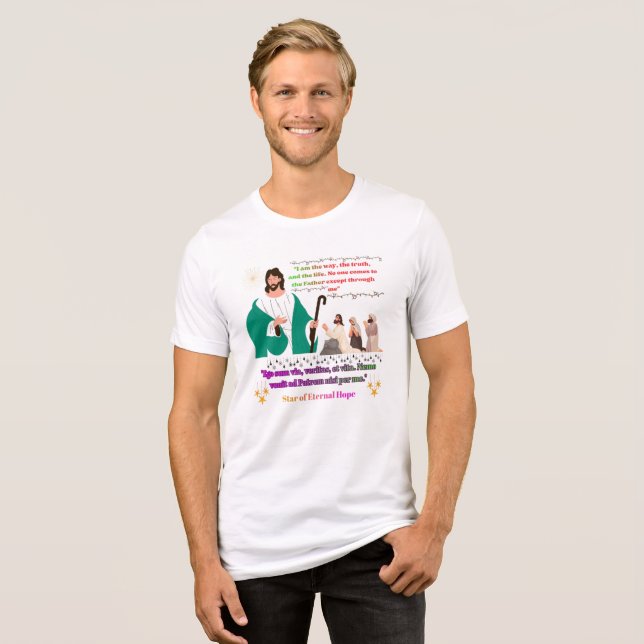 Camiseta Estrela da Esperança Eterna (Frente Completa)