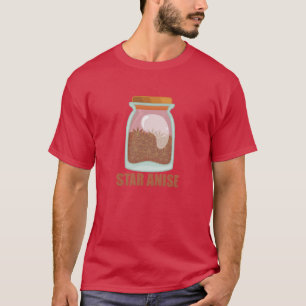 Camiseta Estrela de Anis Tempero Sabor Comida Culinária eng