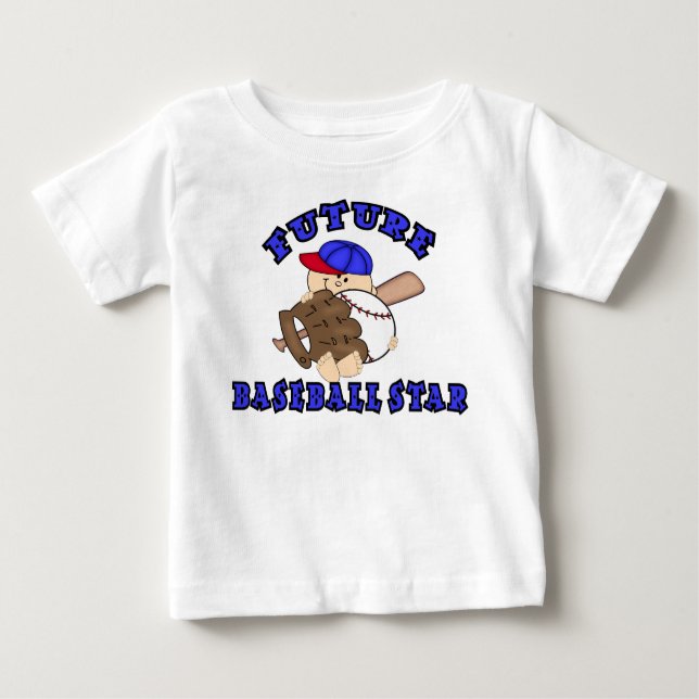 Camiseta Estrela de basebol futura (Frente)