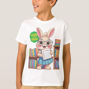 Camiseta 🐰📚 Estrela de Bibliotecário em Treinamento - Edi