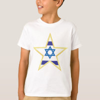 Estrela de Davi da Bandeira Israelense com Recorte