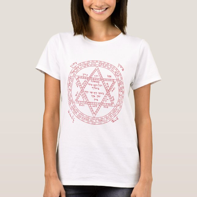 Camiseta Estrela de David de Kabbalah (Frente)