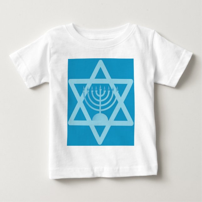 Camiseta Estrela de David Menorah (Frente)