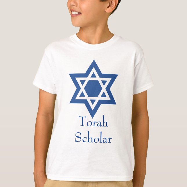 Camiseta Estrela de David Torah Scholar (Frente)